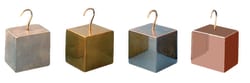 United Scientific™ Density Blocks, Hooked Set of 4